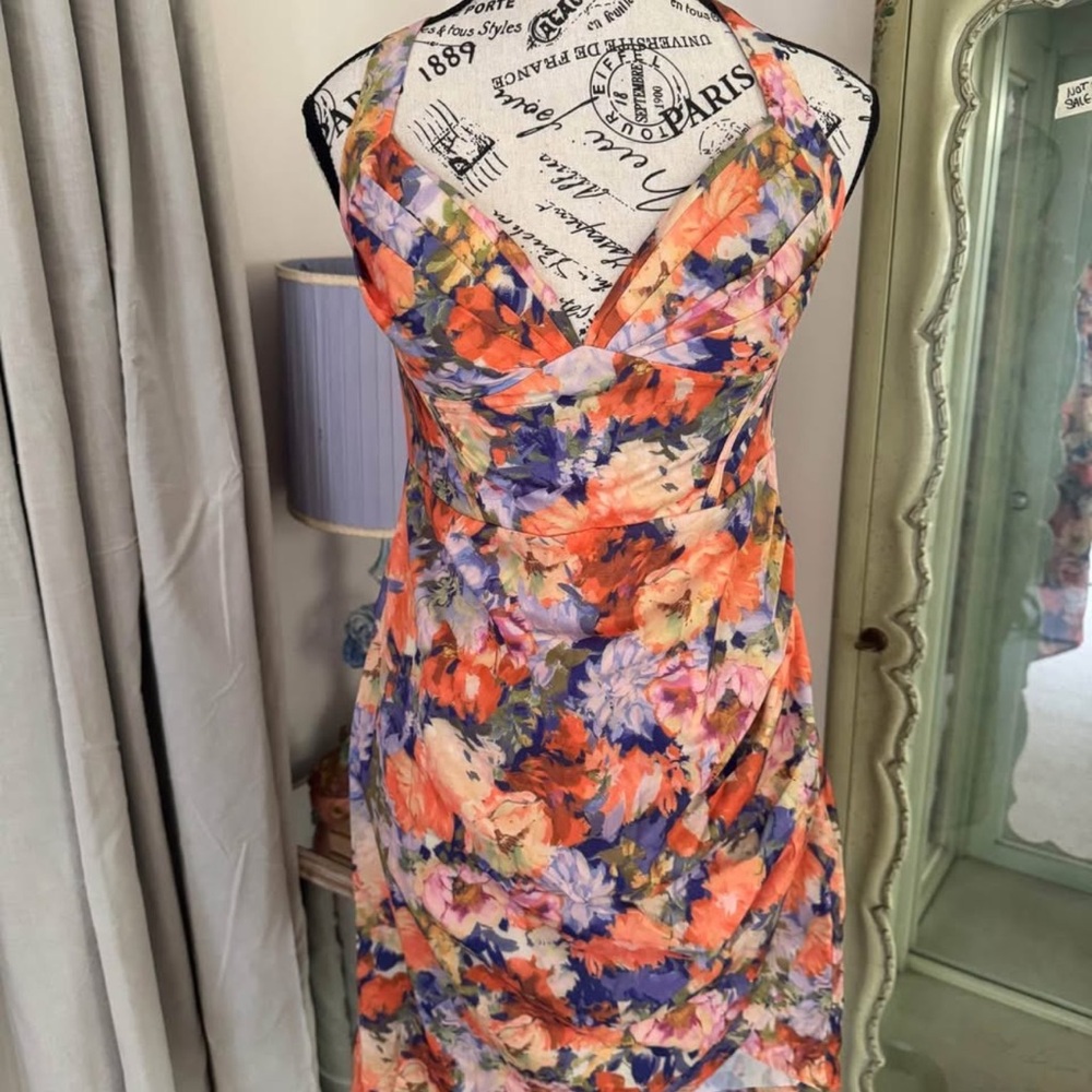 BNWT Women’s size large Cider Floral Multicolor Dress